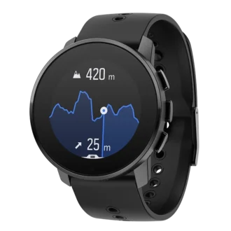 Suunto 9 peak all black titanium – ultra thin, small, tough gps sports watch