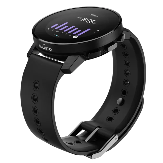 Suunto 9 peak all black titanium – ultra thin, small, tough gps sports watch