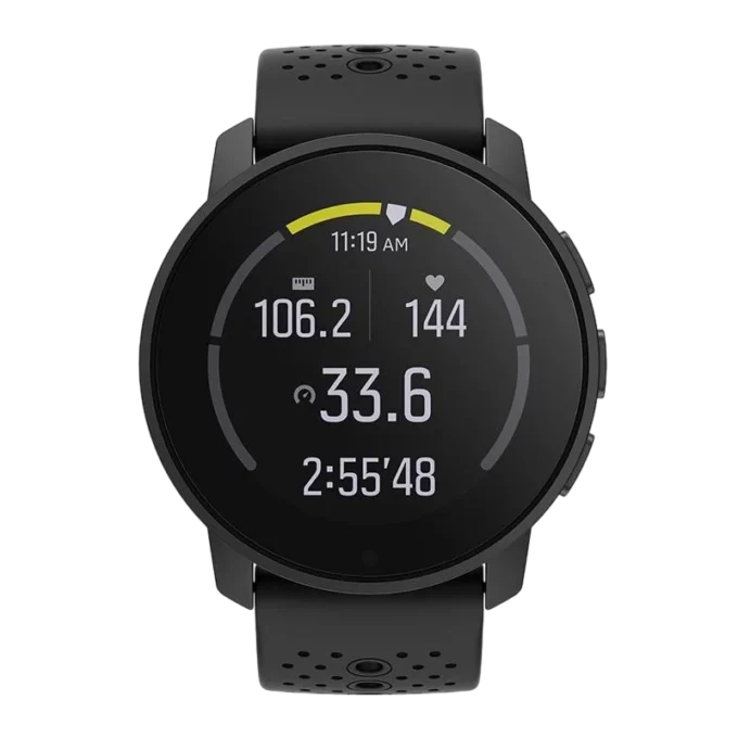 Suunto 9 peak all black – ultra thin, small, tough gps sports watch