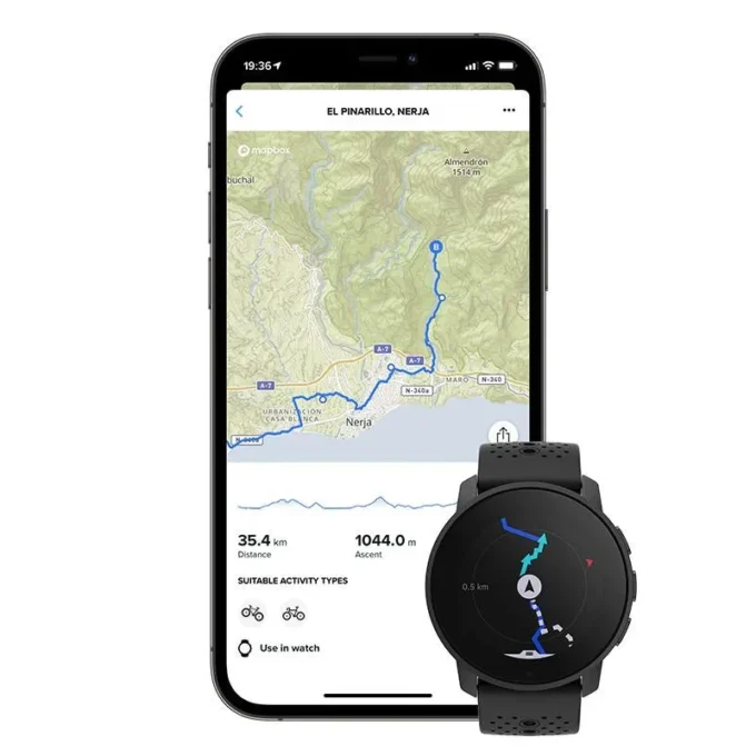 Suunto 9 peak all black – ultra thin, small, tough gps sports watch