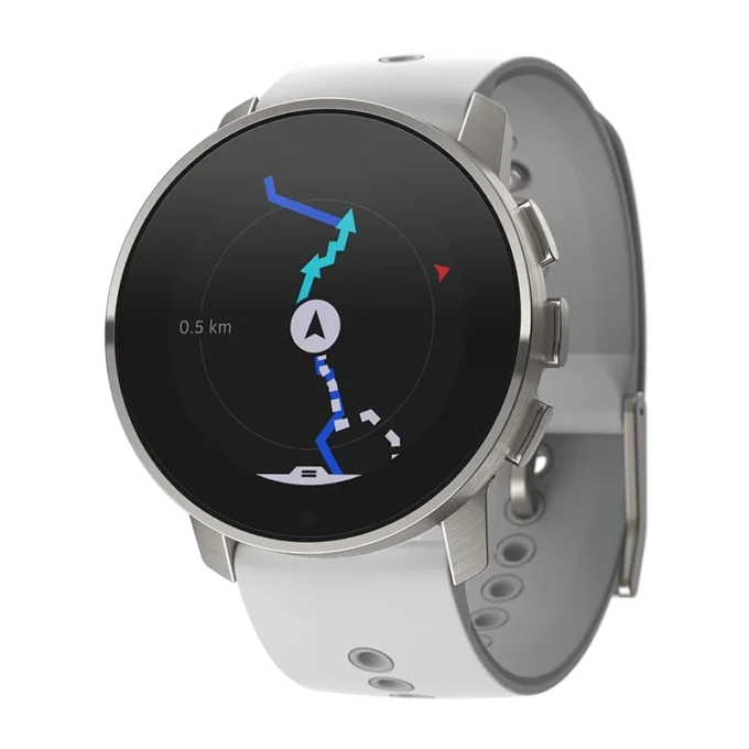 Suunto 9 peak birch white titanium – ultra thin, small, tough gps sports watch