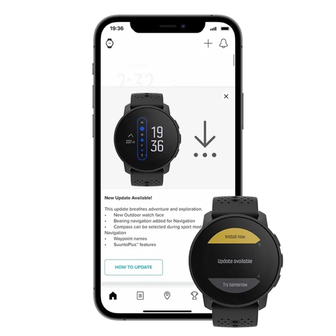 Suunto 9 peak birch white titanium – ultra thin, small, tough gps sports watch