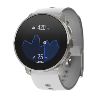 Suunto 9 peak birch white titanium – ultra thin, small, tough gps sports watch