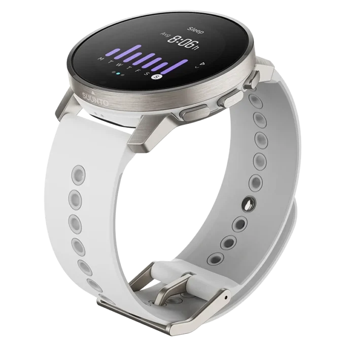 Suunto 9 peak birch white titanium – ultra thin, small, tough gps sports watch