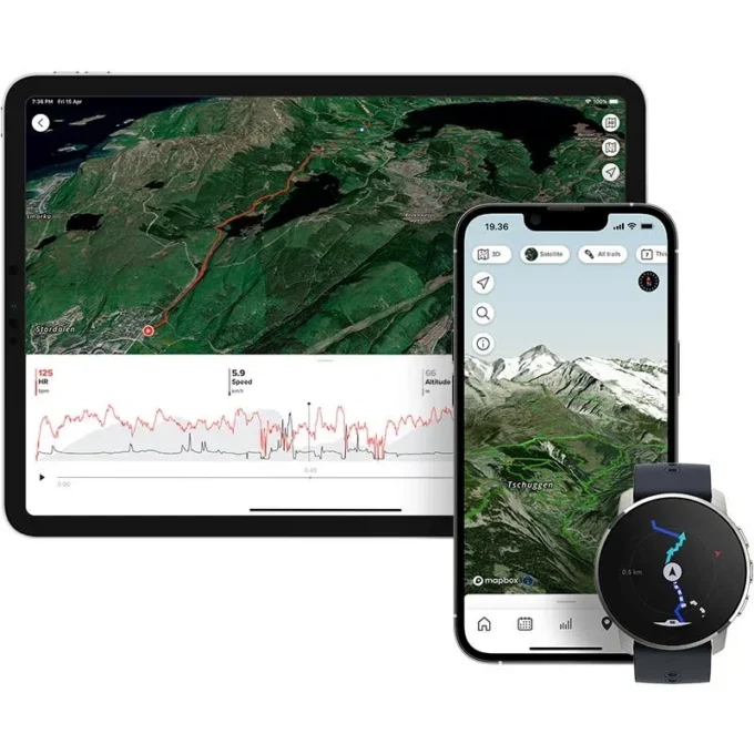 Suunto 9 peak granite blue titanium – ultra thin, small, tough gps sports watch