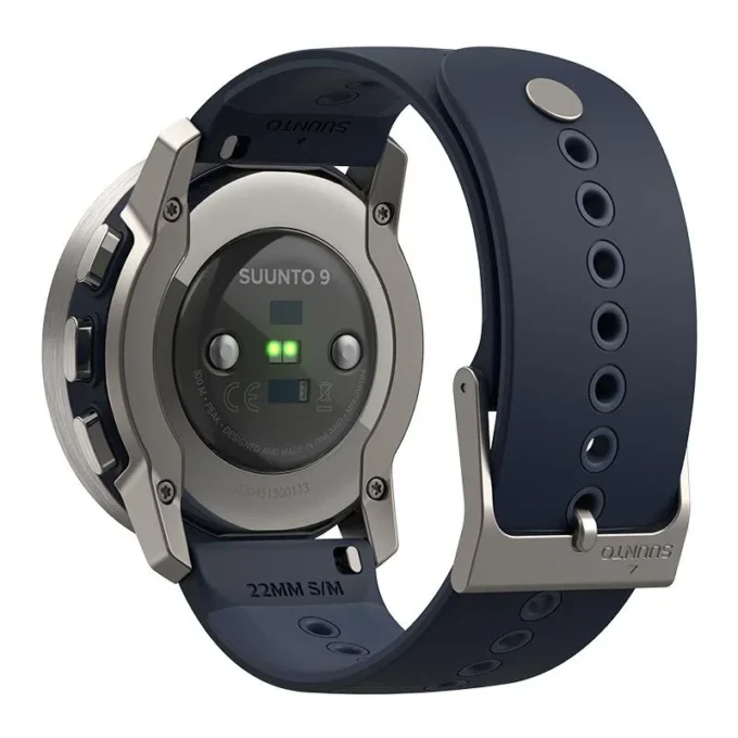 Suunto 9 peak granite blue titanium – ultra thin, small, tough gps sports watch