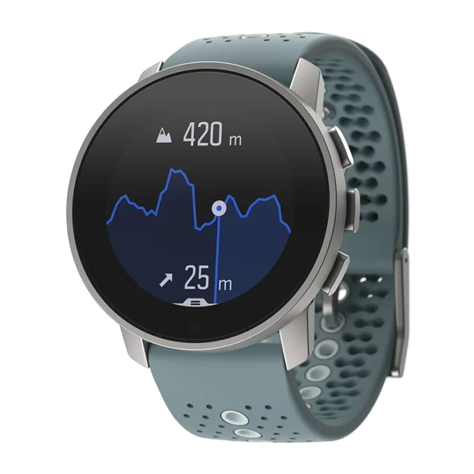 Suunto 9 peak moss gray – ultra thin, small, tough gps sports watch