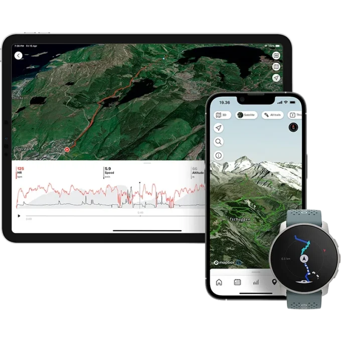 Suunto 9 peak moss gray – ultra thin, small, tough gps sports watch