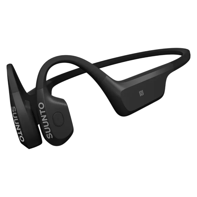 Suunto aqua black headphones | durable bone conduction audio