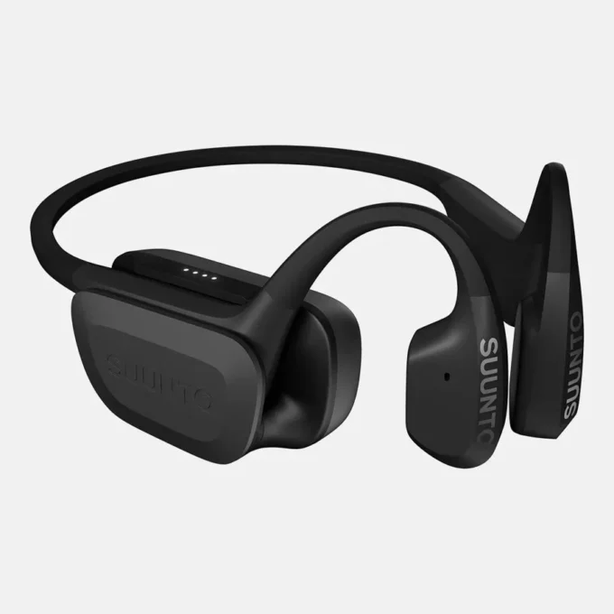 Suunto aqua black headphones | durable bone conduction audio