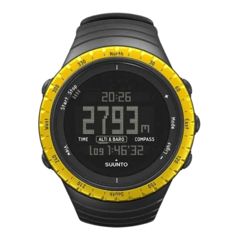 Suunto core black yellow