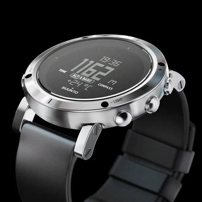 Suunto core brushed steel