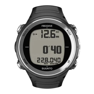 Suunto d4f black – light-weight dedicated freediving computer