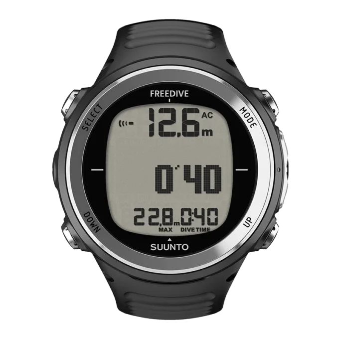 Suunto d4f black – light-weight dedicated freediving computer