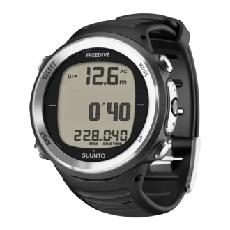 Suunto d4f black – light-weight dedicated freediving computer