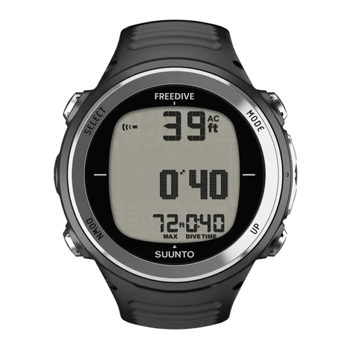 Suunto d4f black – light-weight dedicated freediving computer