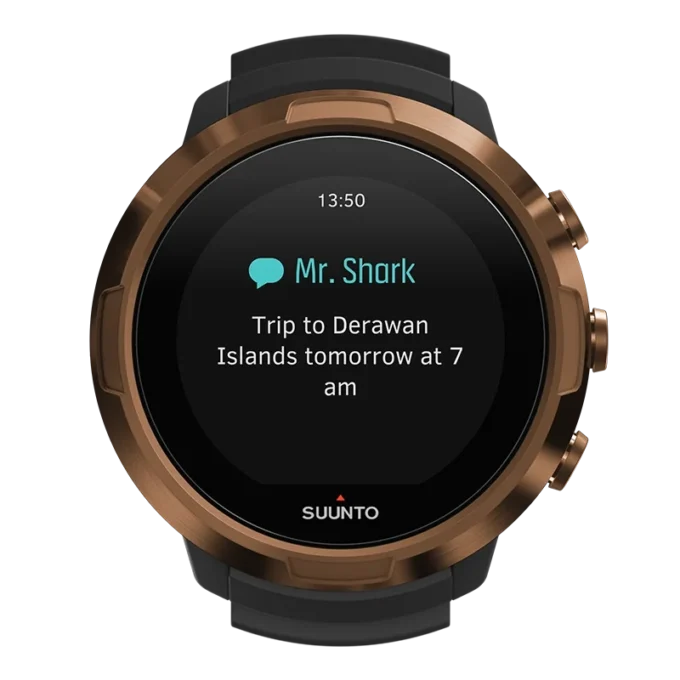 Suunto d5 copper – watch-sized dive computer for recreational diver