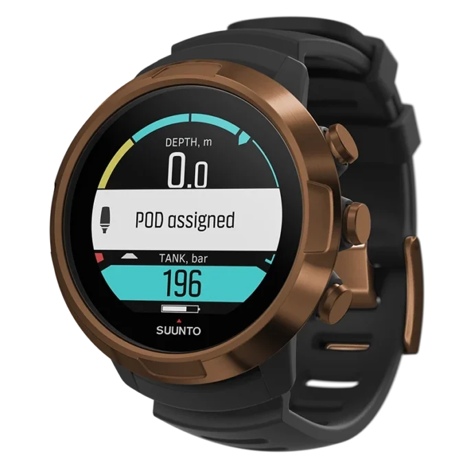 Suunto d5 copper – watch-sized dive computer for recreational diver
