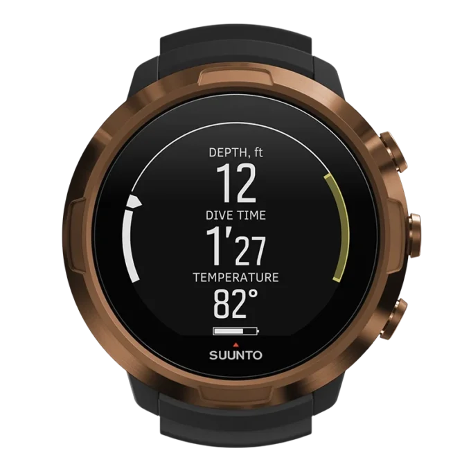 Suunto d5 copper – watch-sized dive computer for recreational diver