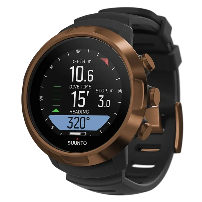 Suunto d5 copper – watch-sized dive computer for recreational diver