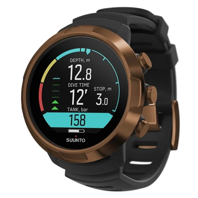 Suunto d5 copper – watch-sized dive computer for recreational diver