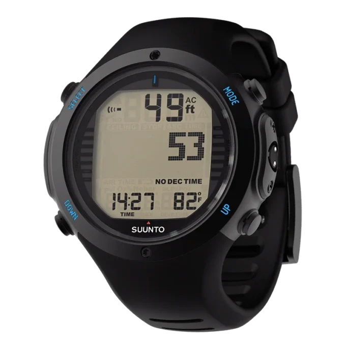 Suunto d6i novo black – robust dive computer with 3d compass
