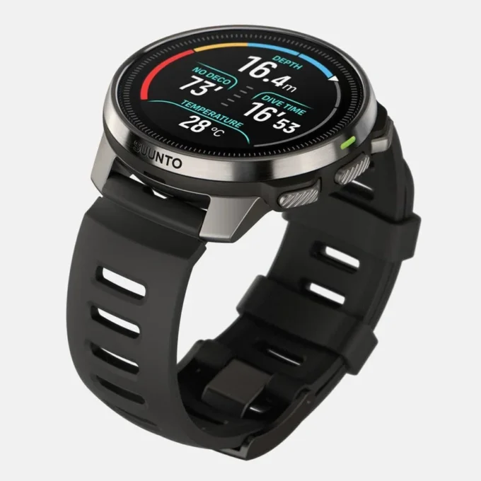 Suunto ocean steel black – dive computer & sports watch