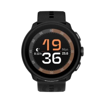 Suunto run all black with silicone strap