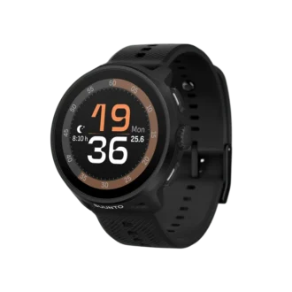 Suunto run all black with silicone strap