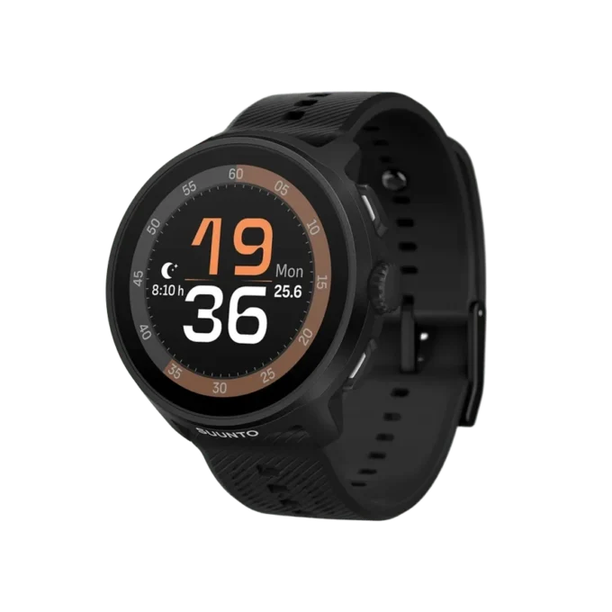 Suunto run all black with silicone strap