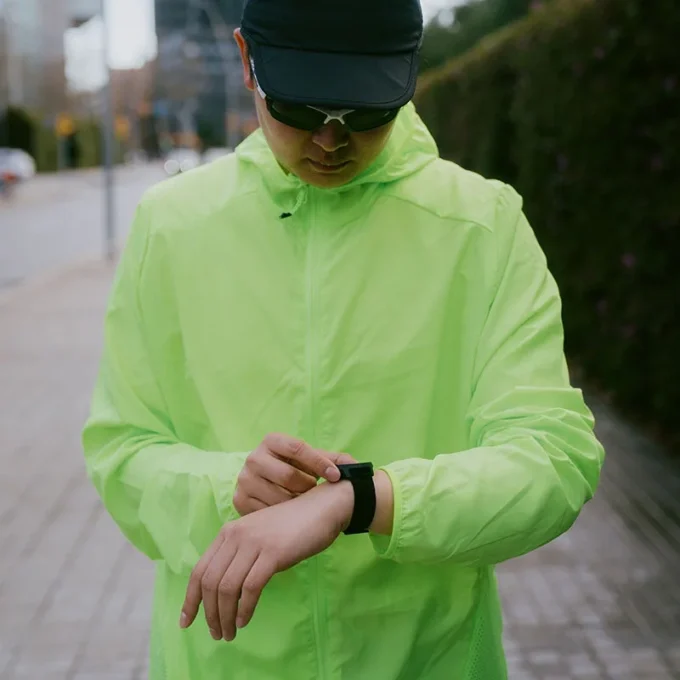 Suunto run all black with silicone strap