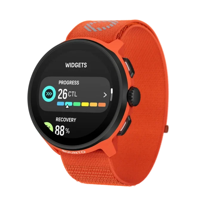 Suunto run coral orange