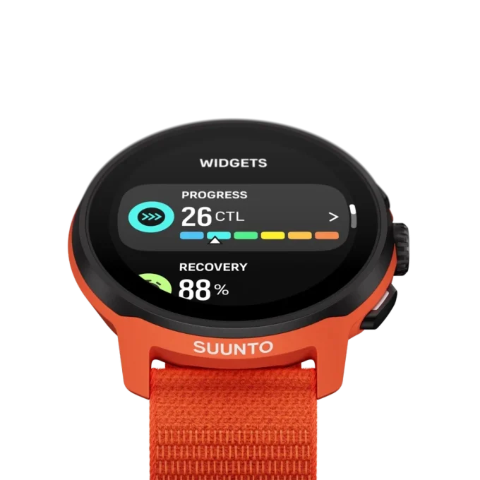 Suunto run coral orange