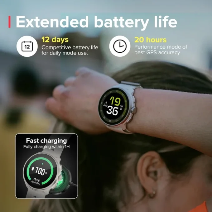 Suunto run frost gray