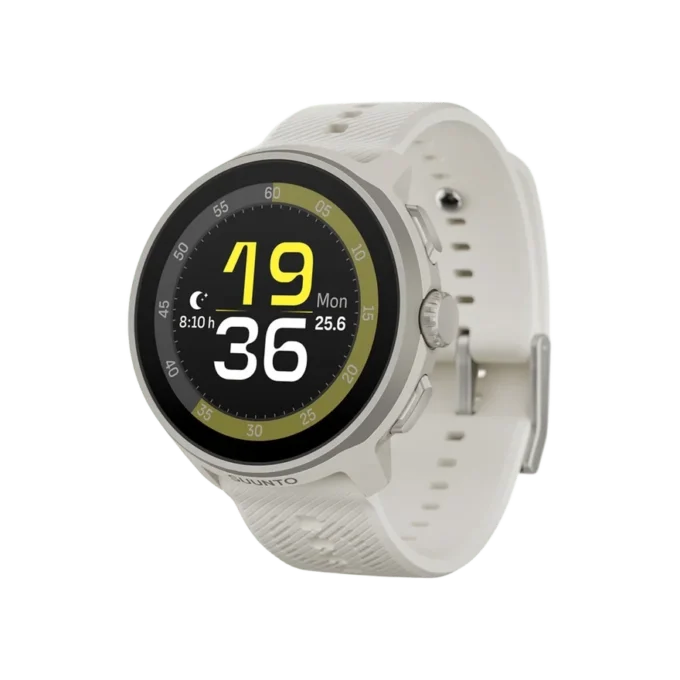Suunto run frost gray with silicone strap