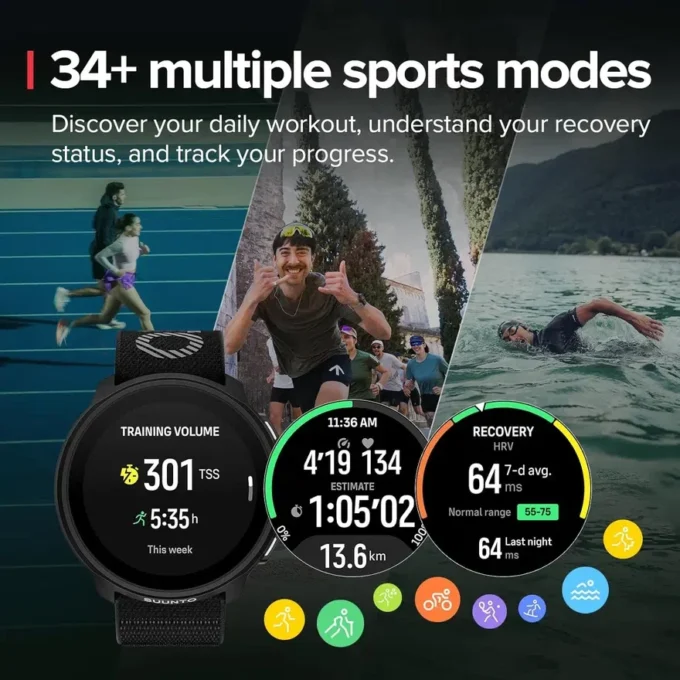 Suunto run – lightweight sports watch designed for runners