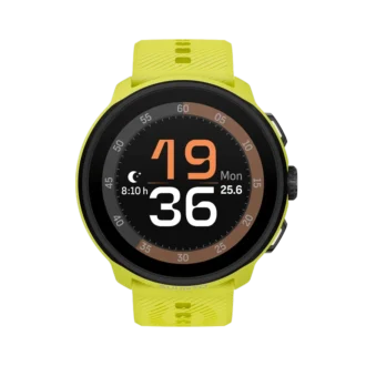 Suunto run lime with silicone strap