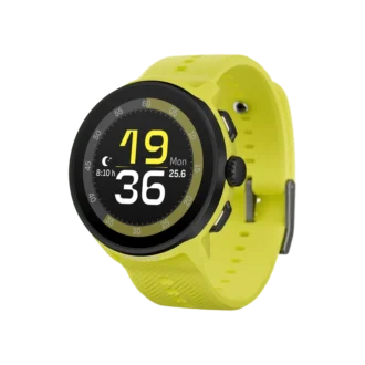 Suunto run lime with silicone strap