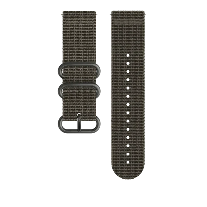Suunto traverse alpha foliage green textile strap kit