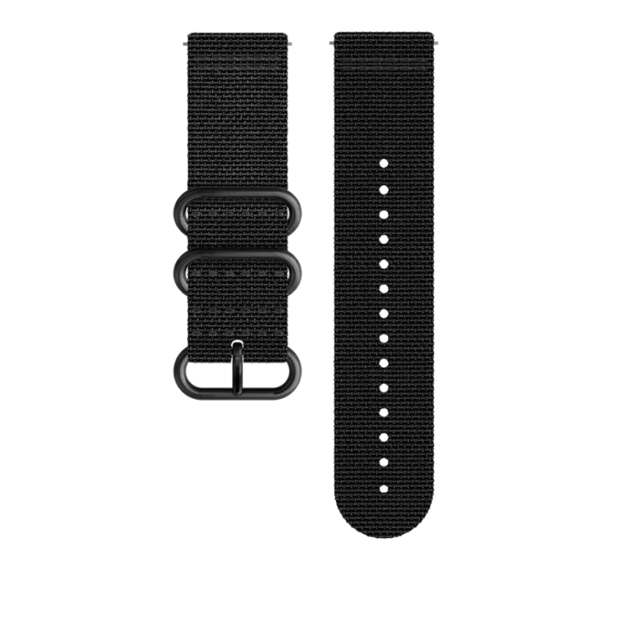 Suunto traverse alpha stealth black textile strap kit