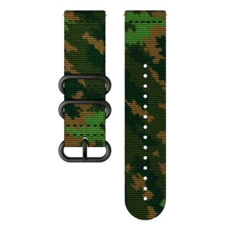 Suunto traverse alpha woodland green textile strap kit