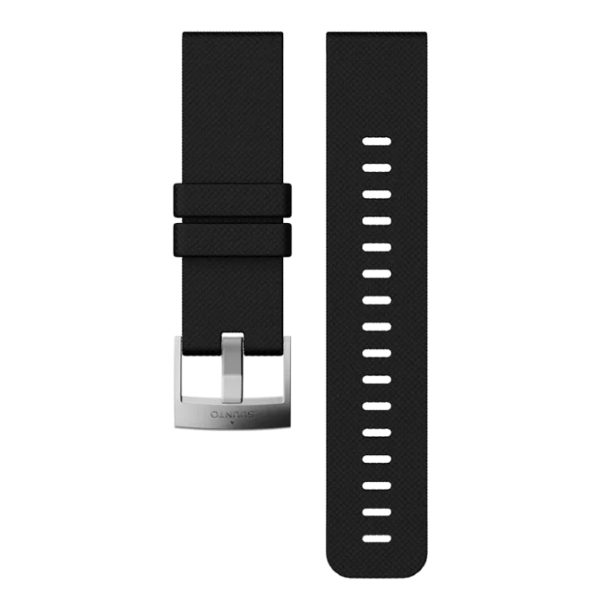Suunto traverse black silicone strap – strap for traverse models