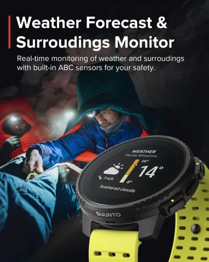 Suunto vertical black lime Suunto vertical black lime