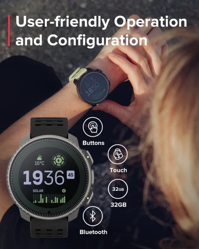 Suunto vertical titanium solar black Suunto vertical titanium solar black