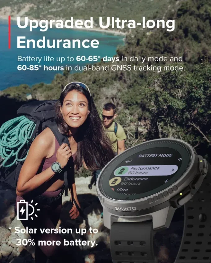 Suunto vertical titanium solar black Suunto vertical titanium solar black