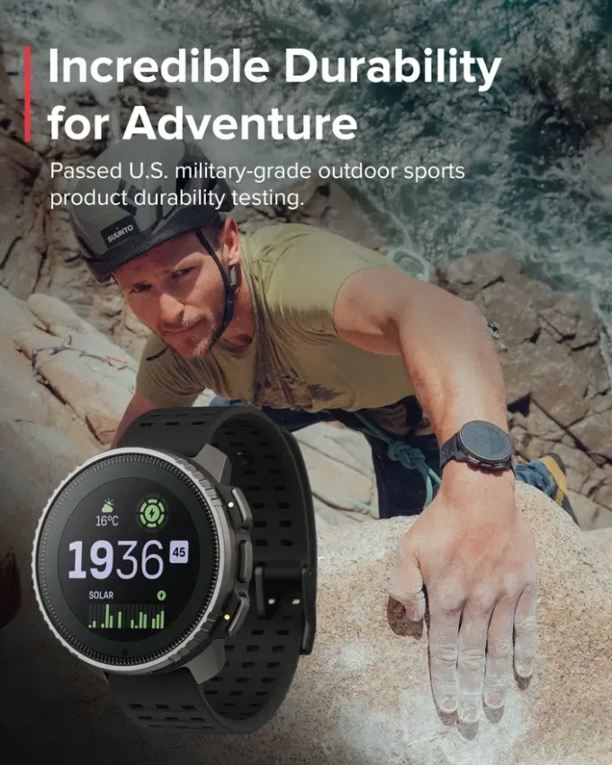 Suunto vertical titanium solar black Suunto vertical titanium solar black