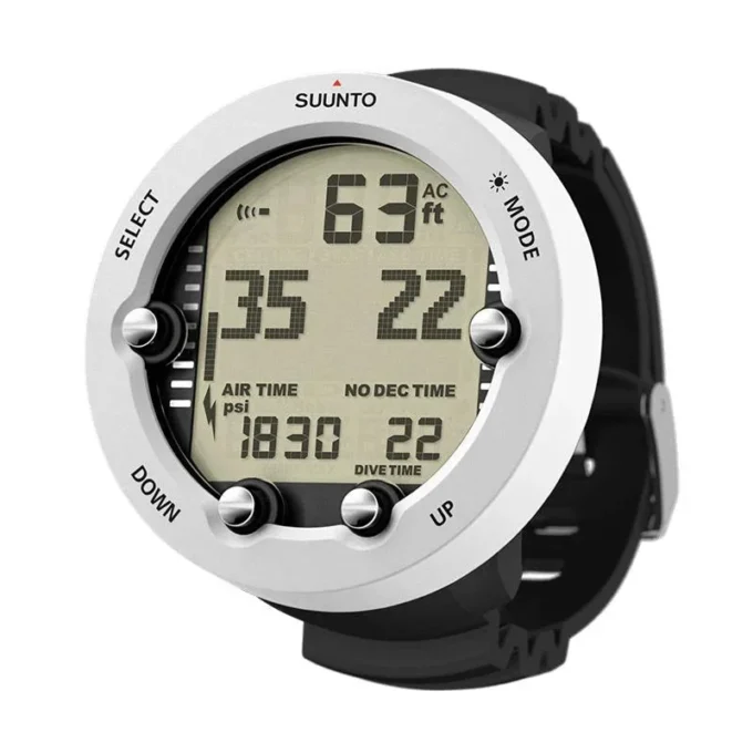 Suunto vyper novo white dive computer with compass & gas switch