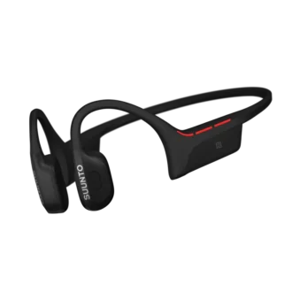 Suunto wing 2 black – premium bone conduction headphone