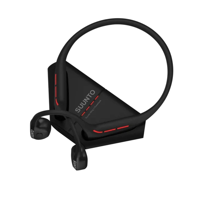 Suunto wing 2 black – premium bone conduction headphone