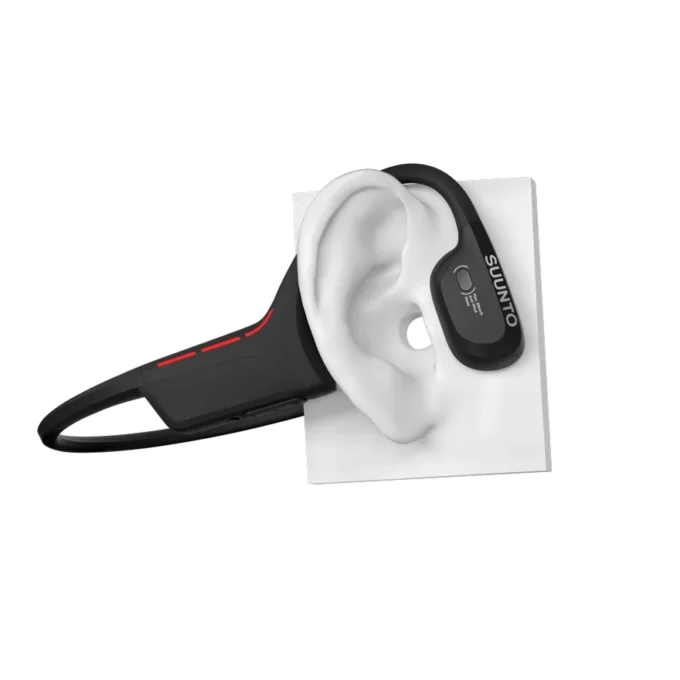 Suunto wing 2 black – premium bone conduction headphone